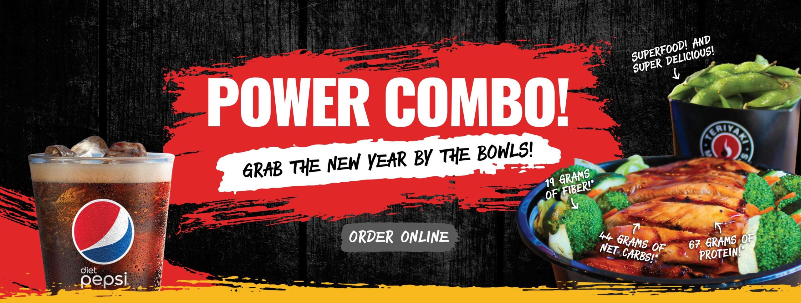Order a power bowl combo online today!