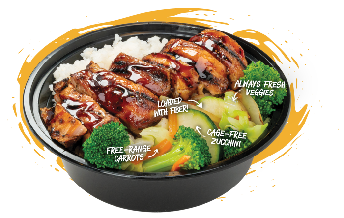 Chicken Teriyaki Bowl with Veggies
